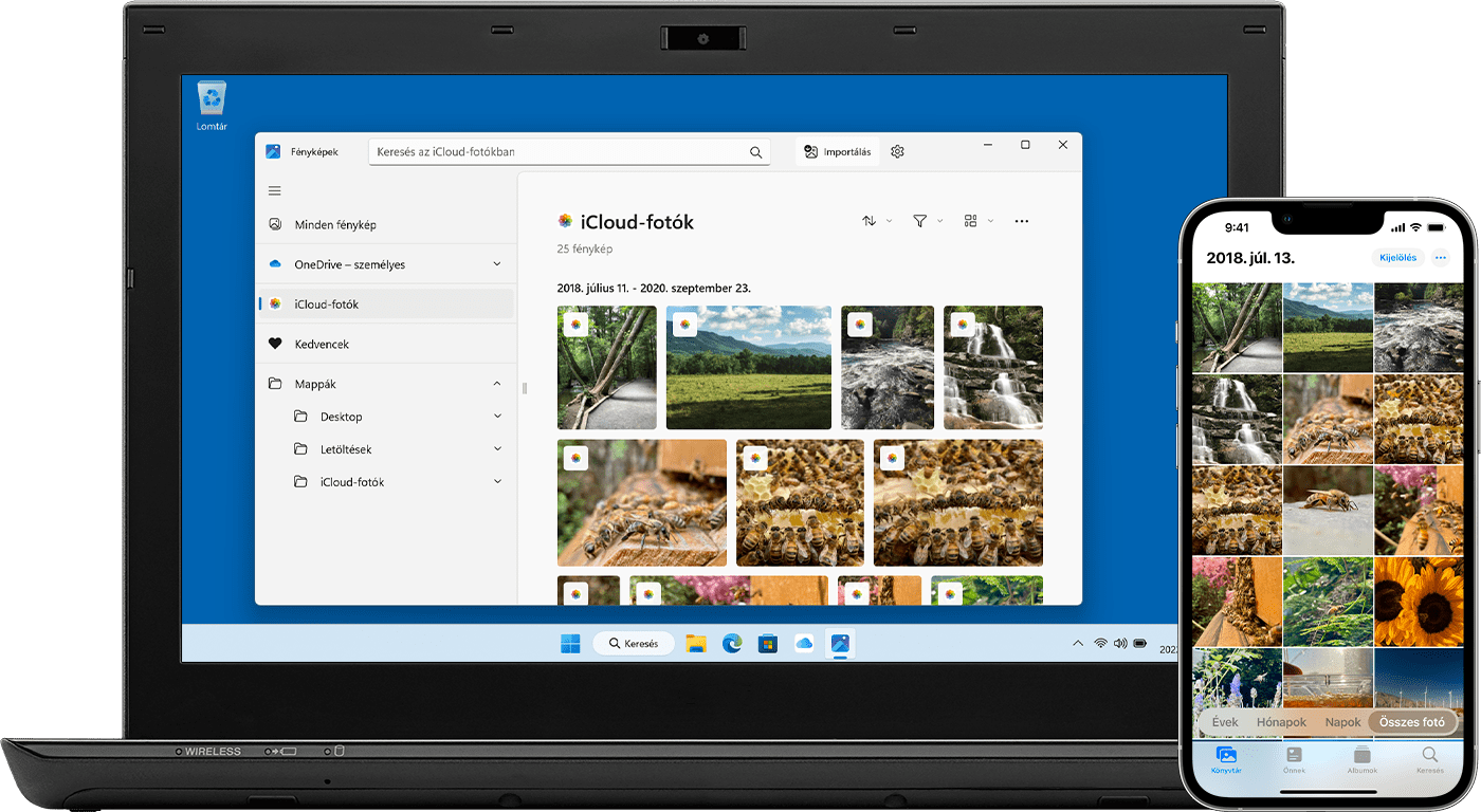 Az iCloud-fotók beállítása és használata Windows-rendszerű számítógépen -  Apple Támogatás (HU)