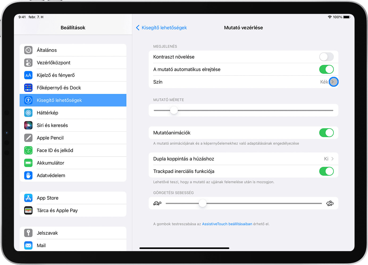 Bluetooth-egér vagy -trackpad használata iPadhez - Apple Támogatás (HU)