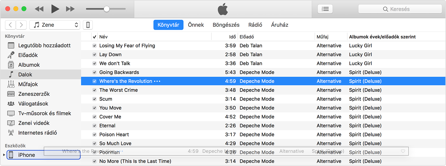 A tartalmak manuális kezelése iPhone, iPad és iPod touch készülékeken az  iTunes segítségével - Tippek és trükkök