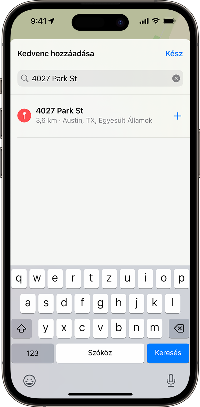 Otthoni cím beállítása vagy módosítása az iPhone-on vagy iPaden futó  Térképek alkalmazásban - Apple Támogatás (HU)