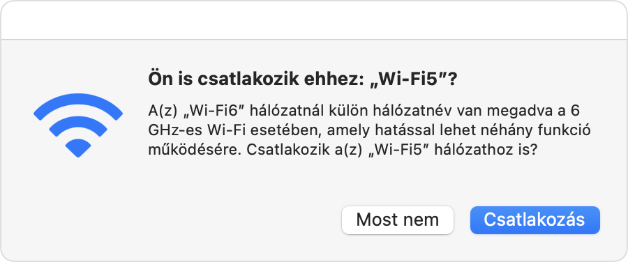 Wi-Fi 6E hálózatok használata Apple-készülékeken - Apple Támogatás (HU)