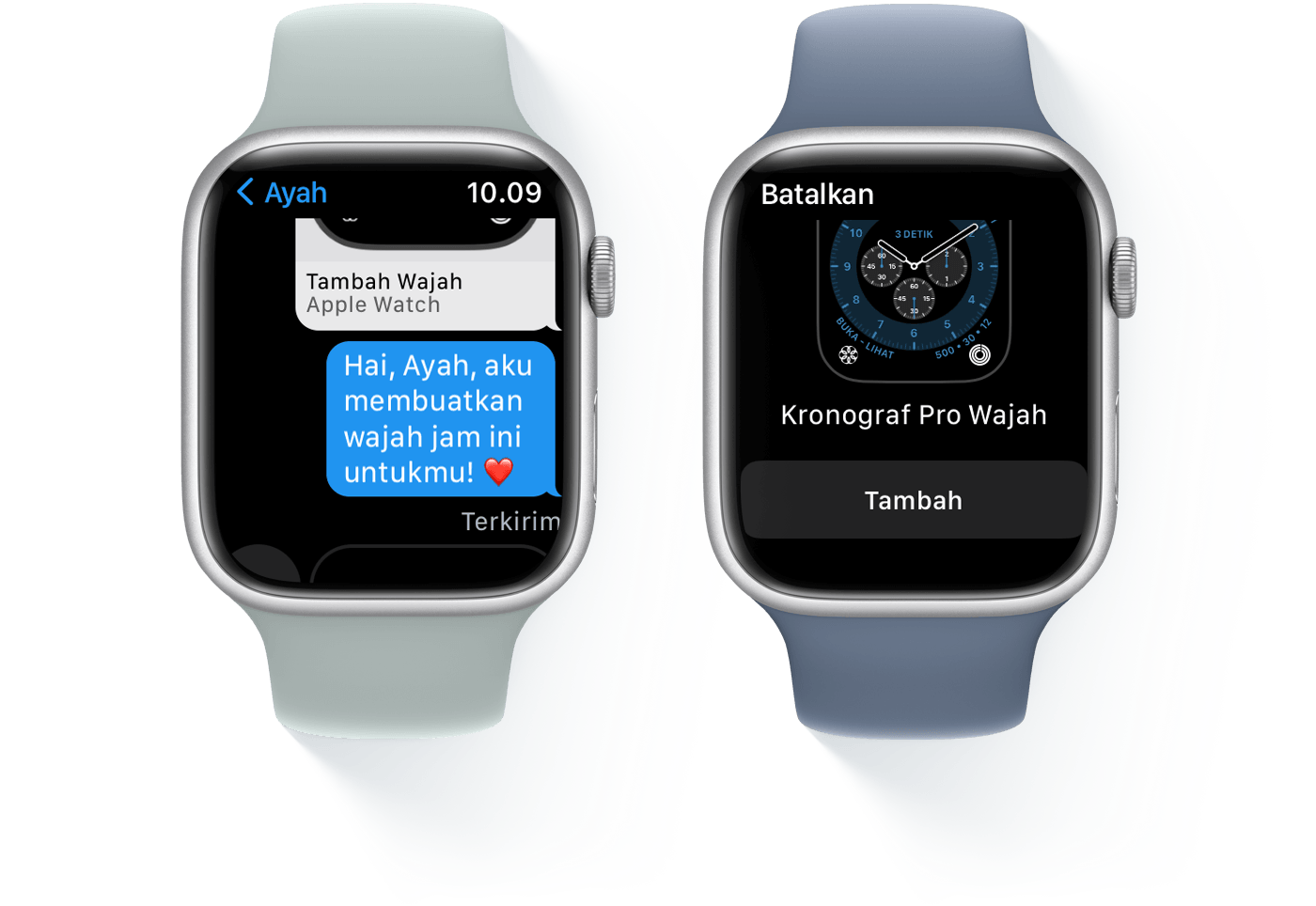 Membagikan wajah Apple Watch Apple Support (ID)