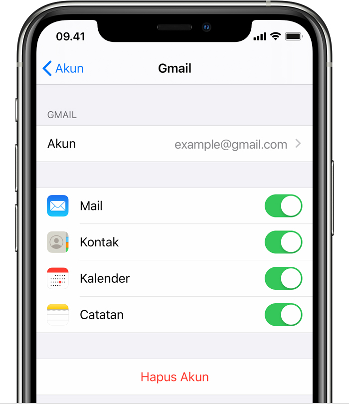ios13 iphone 11pro settings passwords and accounts add account gmail