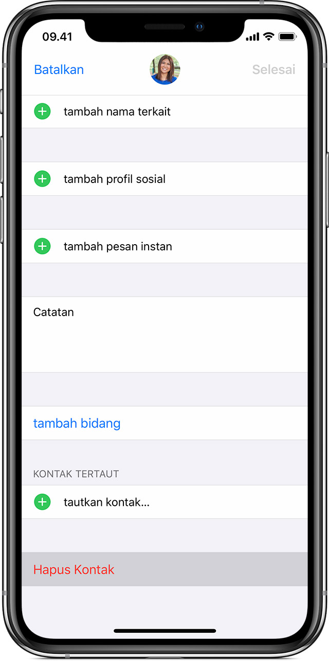 Mengelola Dan Menghapus Kontak Di Iphone Ipad Atau Ipod Touch Apple Support