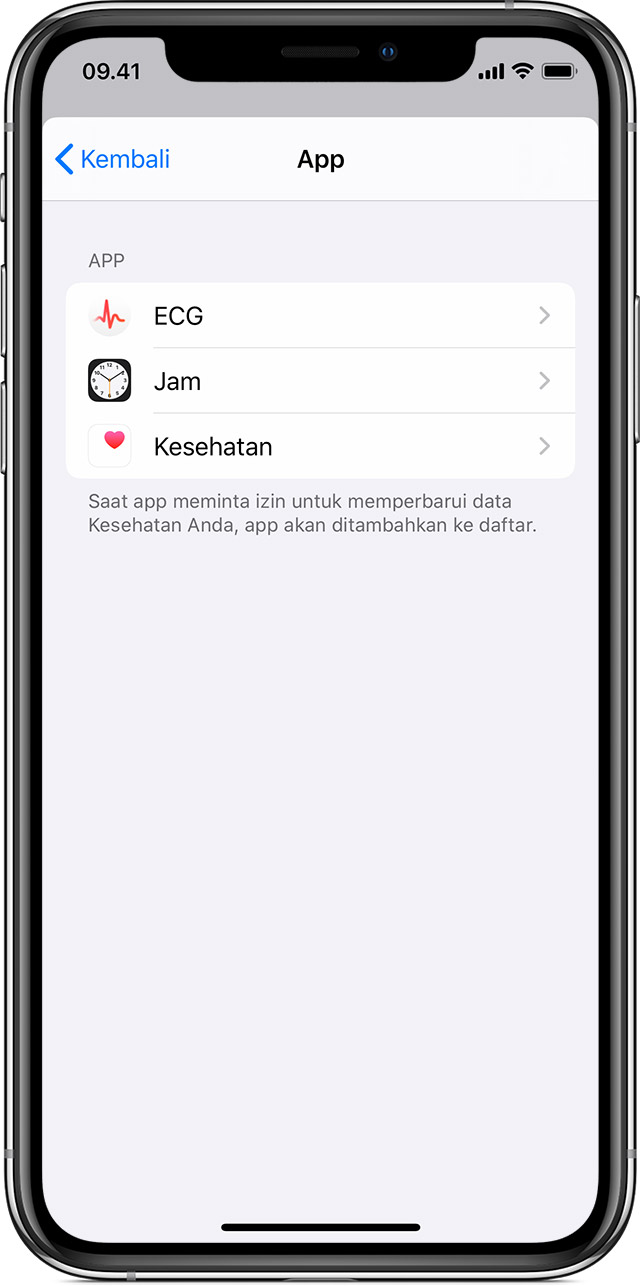 Mengelola Data Kesehatan Di Iphone Ipod Touch Atau Apple Watch Anda Apple Support