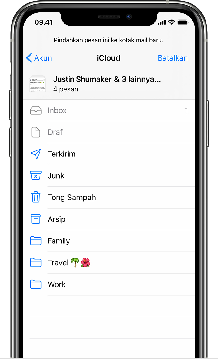 Menggunakan Kotak Mail Untuk Mengelola Email Di Iphone Ipad Atau Ipod Touch Apple Support