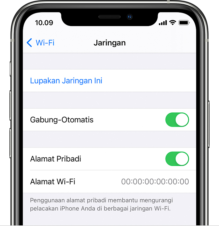 ios14 2 iphone 11pro settings wifi network use private address on