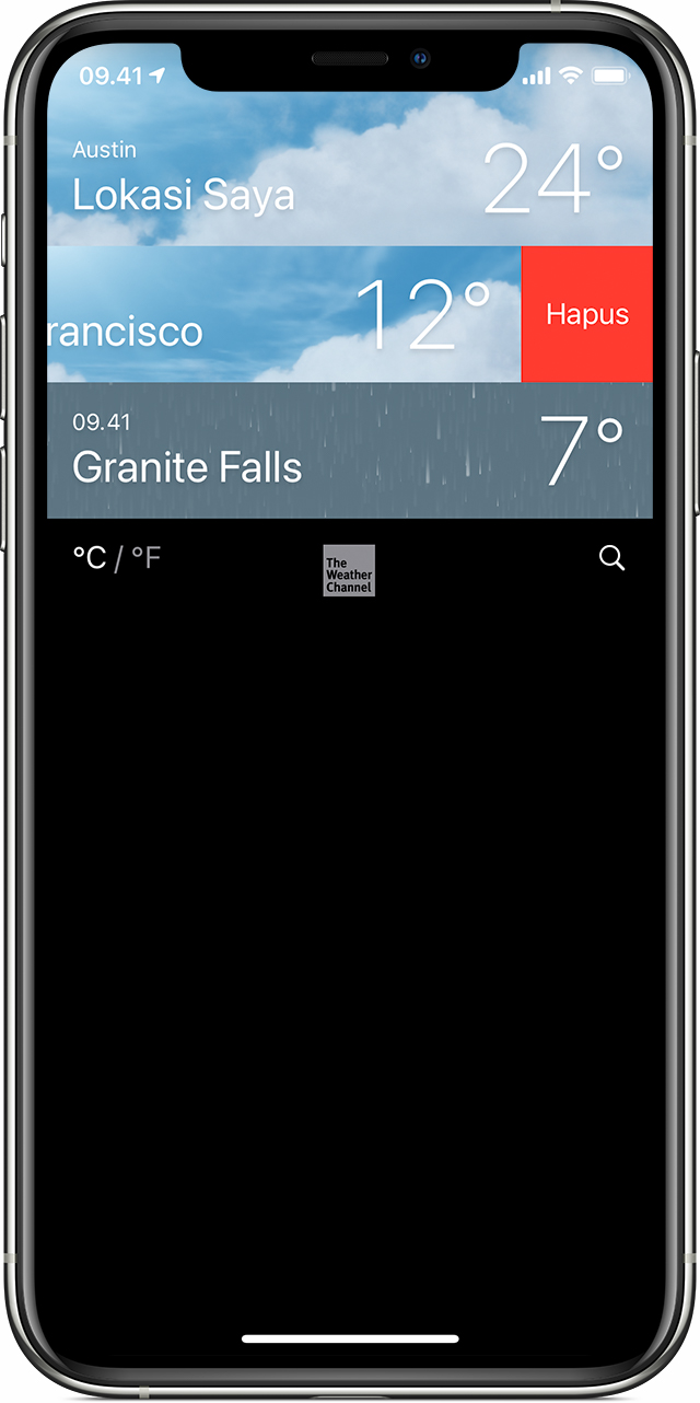 Mengenai App Dan Ikon Cuaca Di Iphone Dan Ipod Touch Apple Support