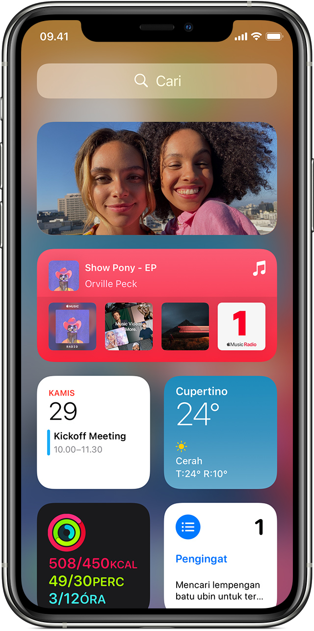 Menggunakan Widget Di Iphone Dan Ipod Touch Apple Support