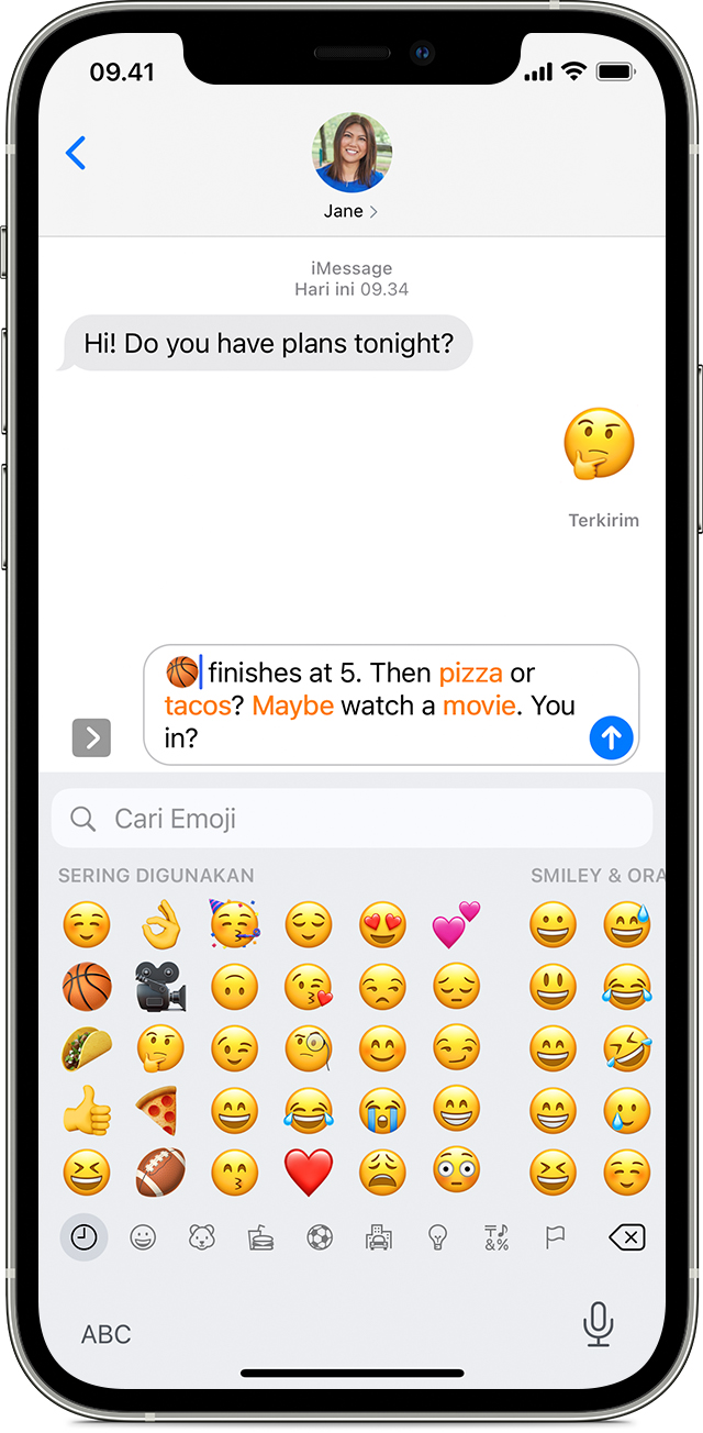 Menggunakan Emoji Di Iphone Ipad Dan Ipod Touch Apple Support Id