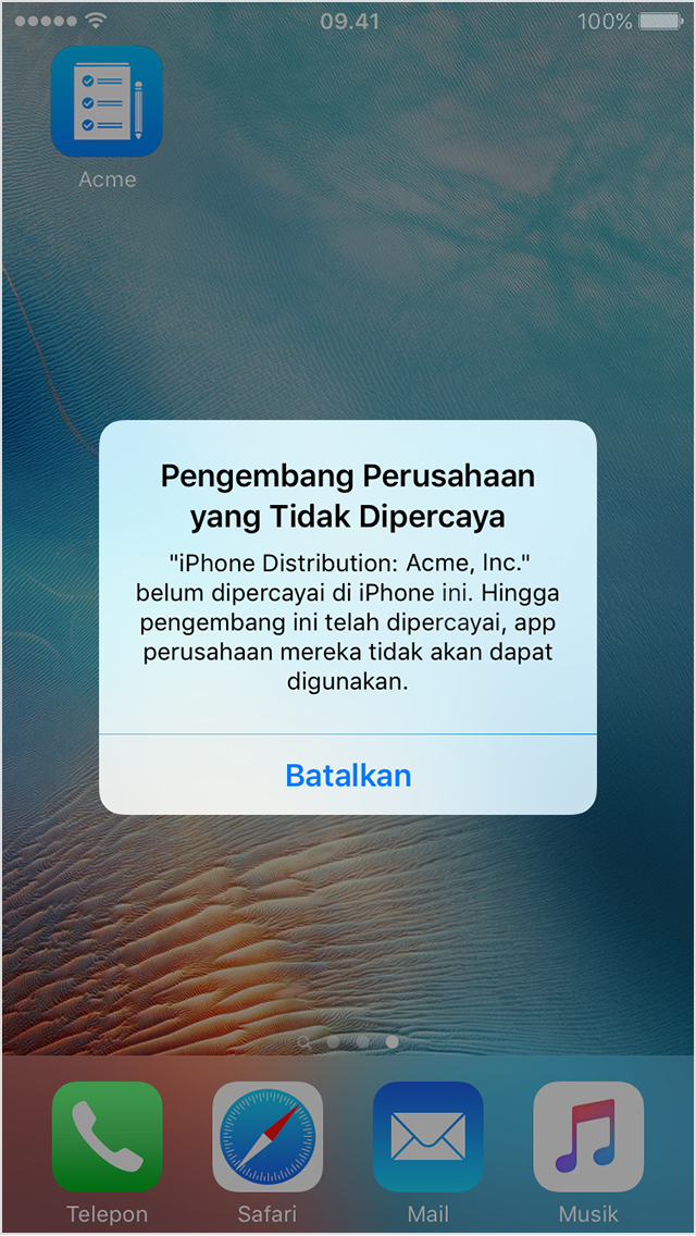 iphone6 ios9 enterprise untrusted enterprise app