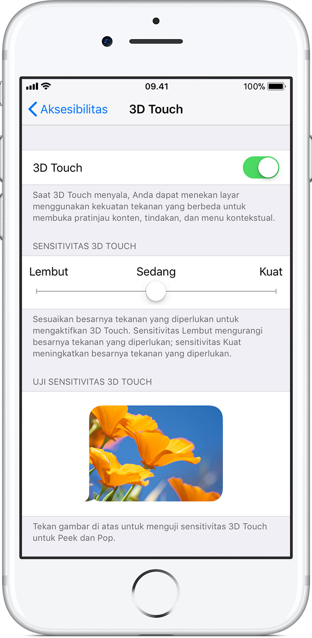 Mengubah Sensitivitas 3D Touch Di IPhone Apple Support