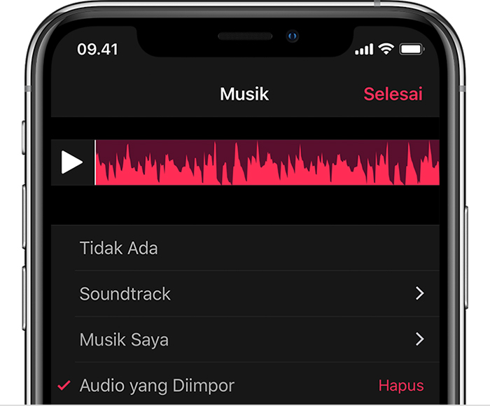 Menambahkan Lagu Garageband Ke Video Clips Apple Support