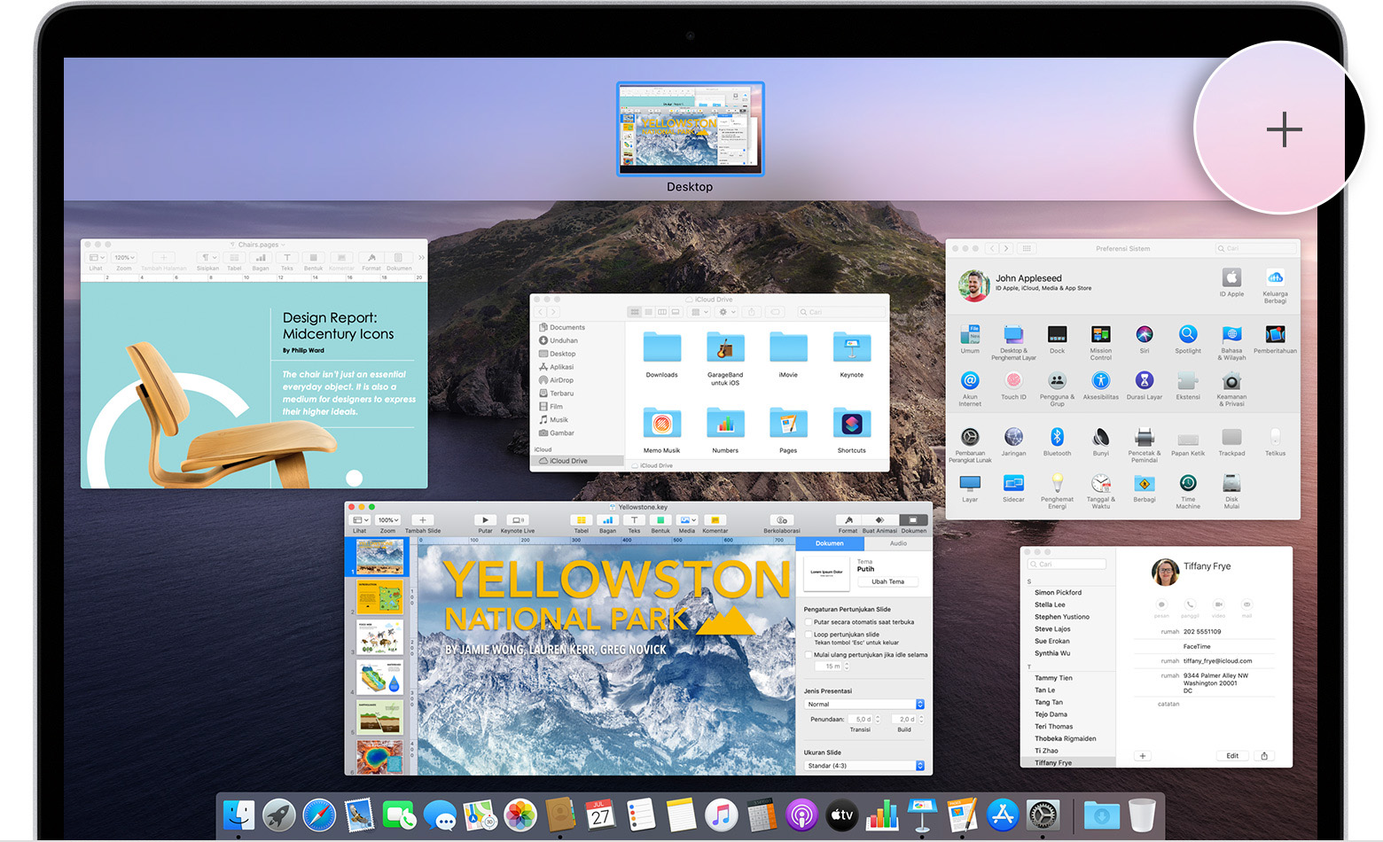 Menggunakan Mission Control Di Mac Apple Support Id
