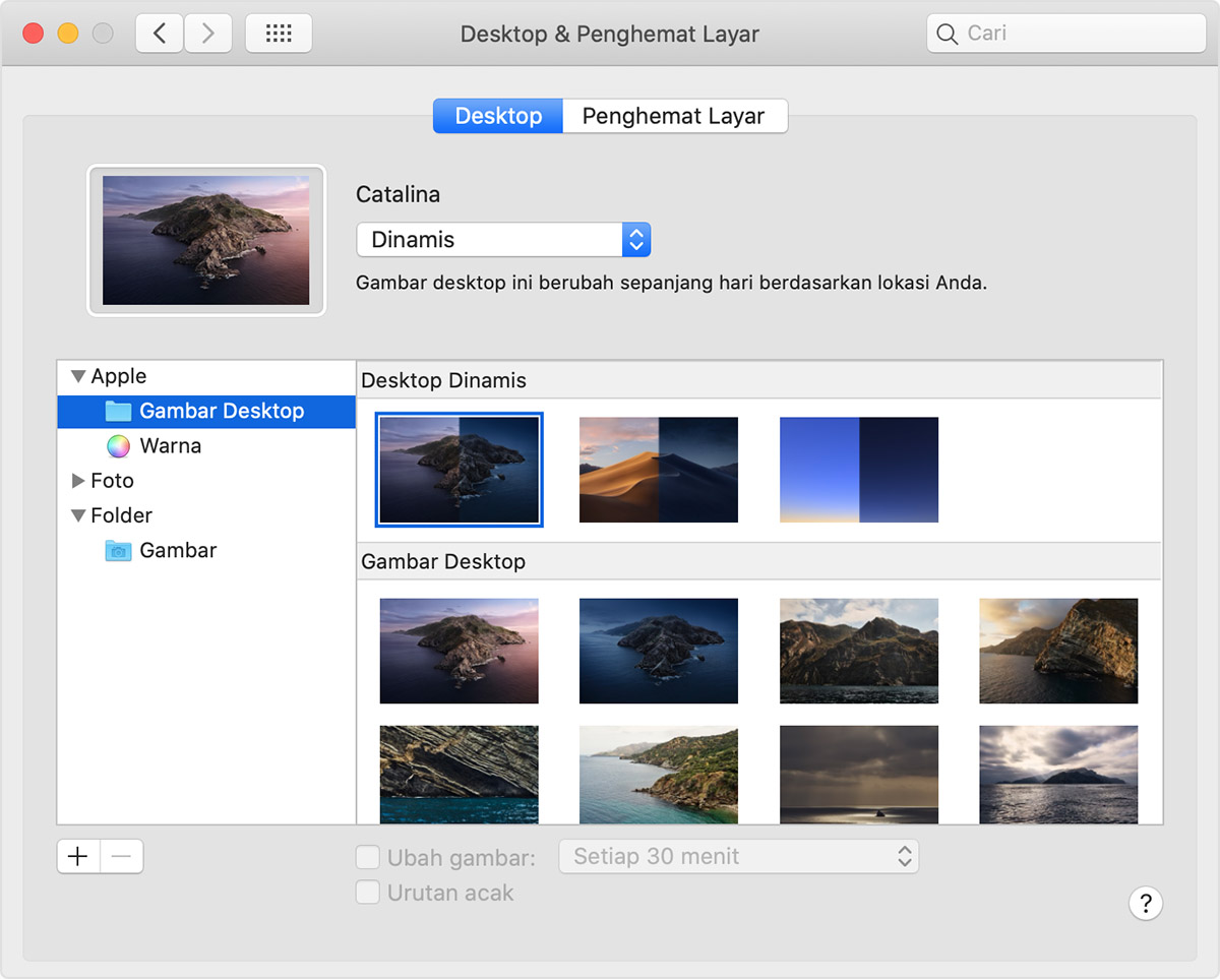 Mengubah Gambar Desktop Latar Belakang Di Mac Apple Support