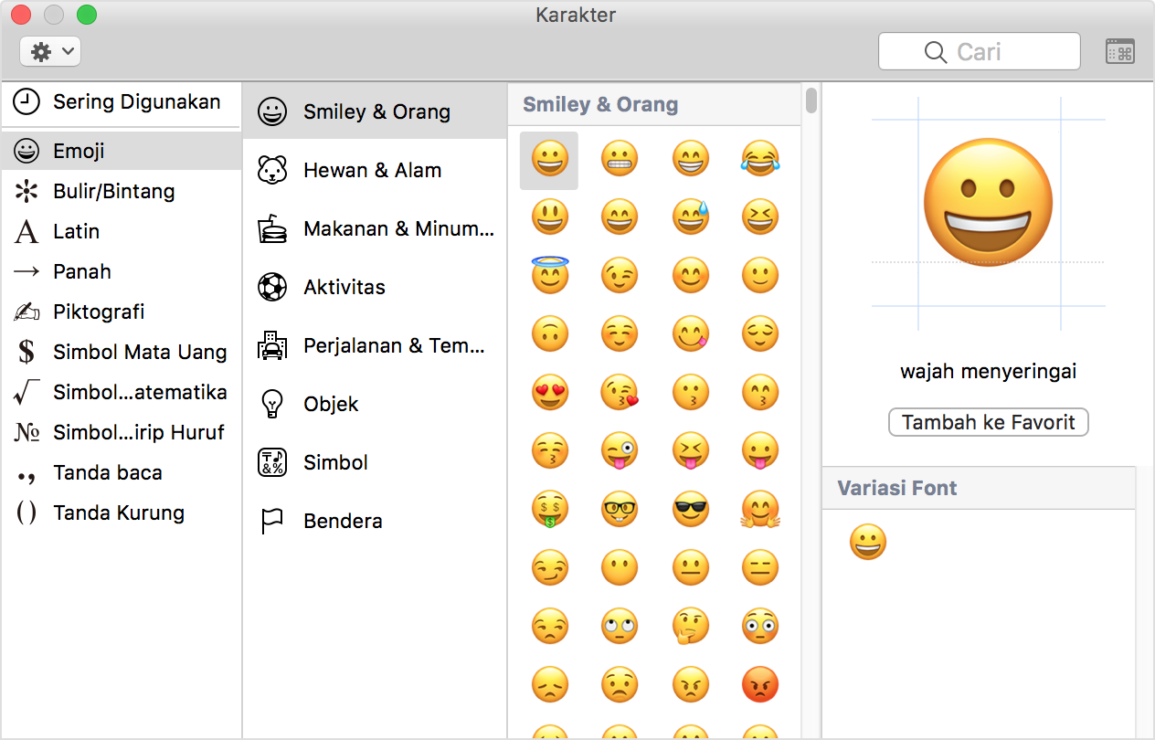 Cara Mengetik Aksen Emoji Dan Simbol Di Mac Apple Support