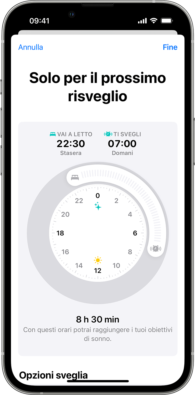 Monitorare il sonno su Apple Watch e usare Sonno su iPhone - Supporto Apple  (IT)