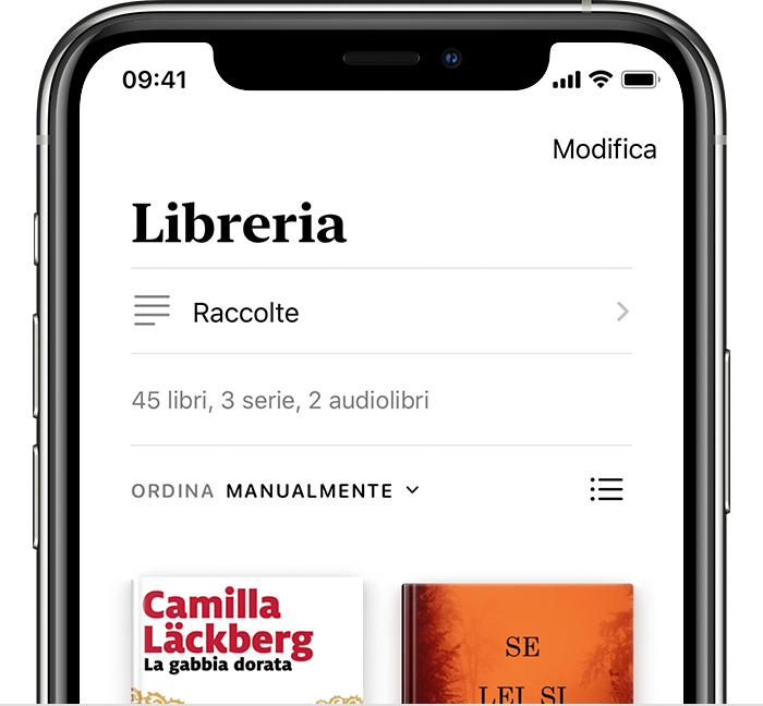 leggere libri su iphone