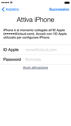 Blocco attivazione ipad rimuovere dispositivo dall