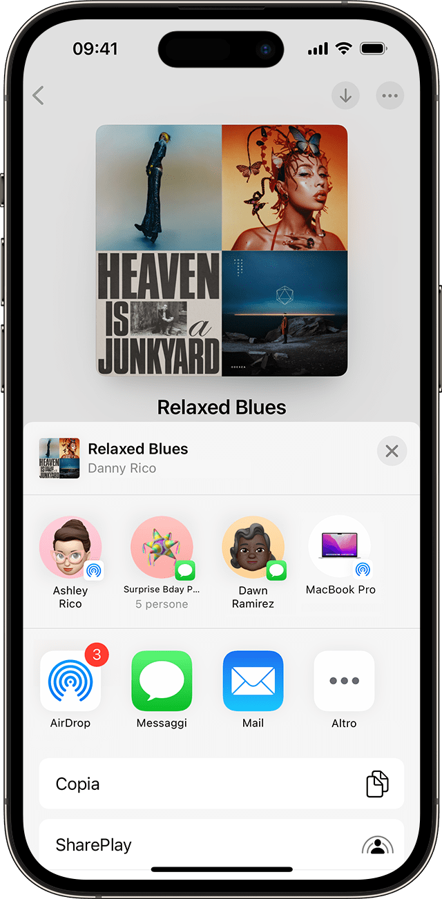 Come condividere una playlist di Apple Music su iPhone o iPad - Supporto  Apple (IT)