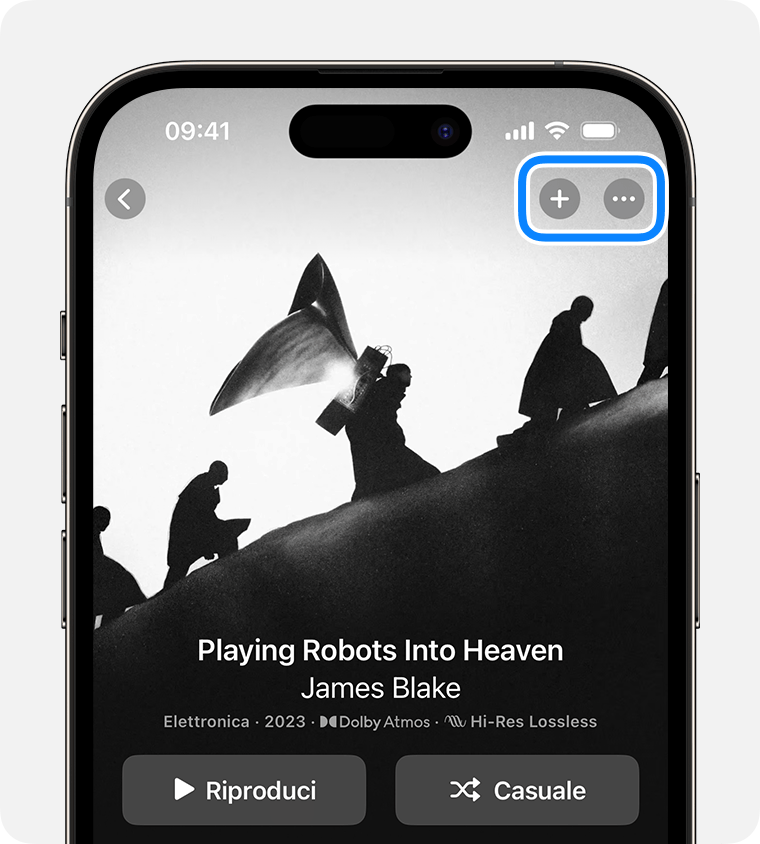 Aggiungere e scaricare contenuti musicali da Apple Music - Supporto Apple  (IT)