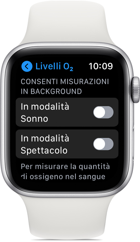 Come usare l'app Livelli O₂ su Apple Watch Series 6 - Supporto Apple