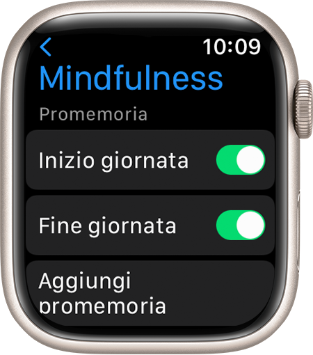 Usare l'app Mindfulness su Apple Watch - Supporto Apple (IT)