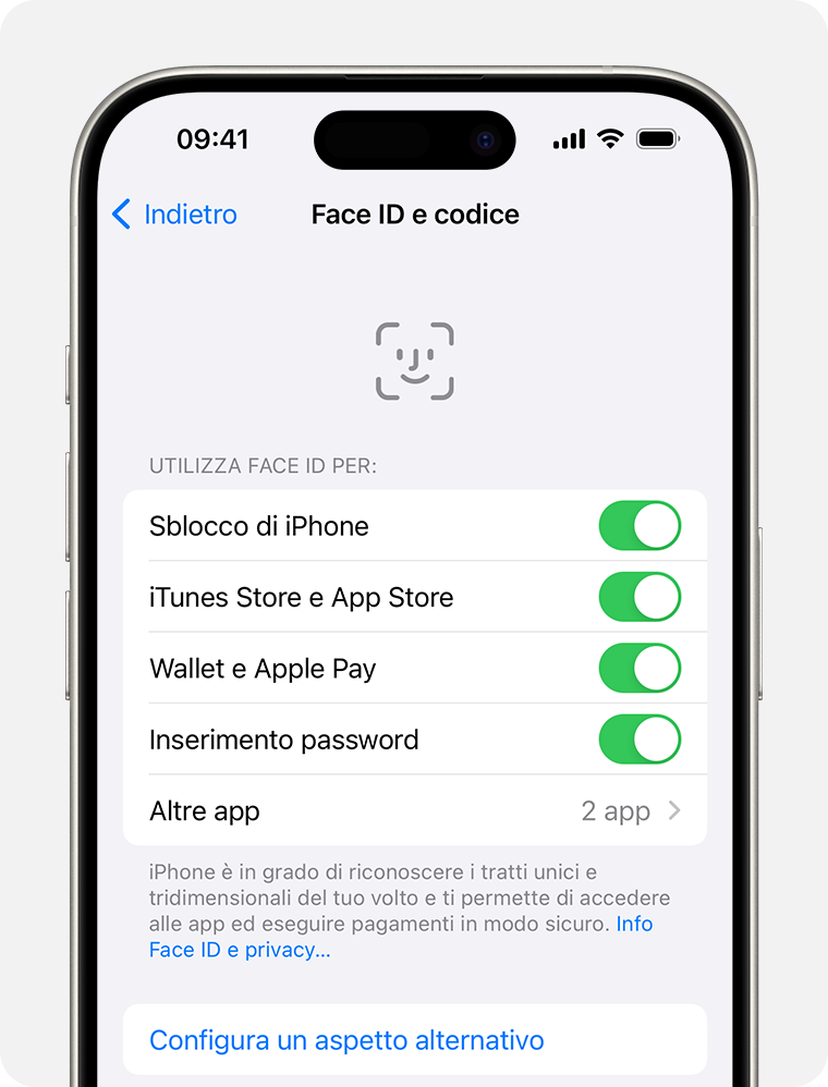 Se Face ID non funziona sul tuo iPhone o iPad Pro - Supporto Apple (IT)