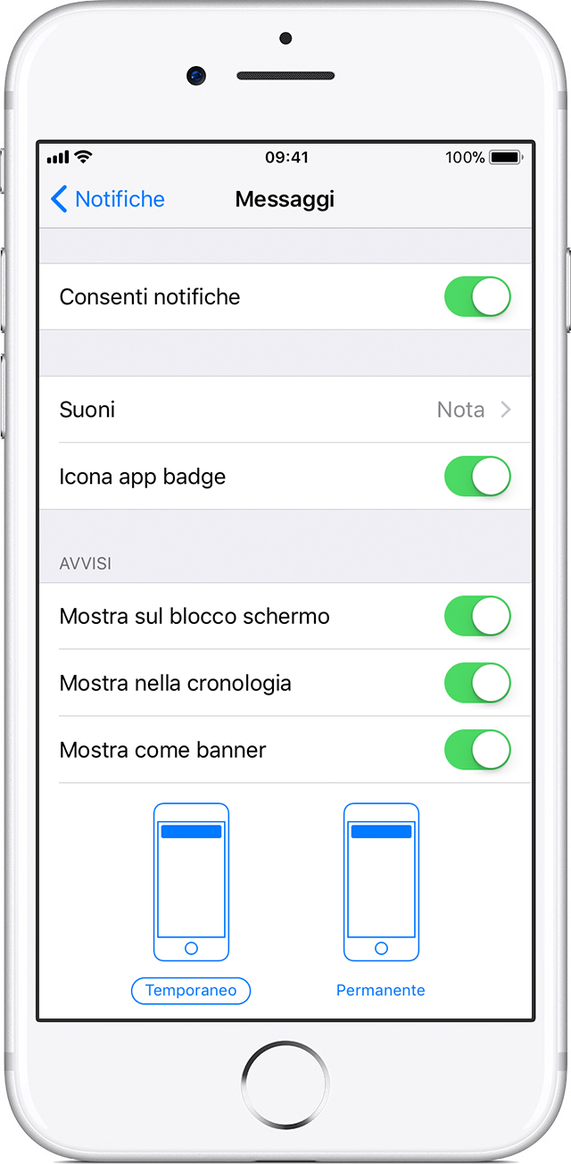 Come usare le notifiche sul tuo iPhone, iPad o iPod touch Supporto Apple