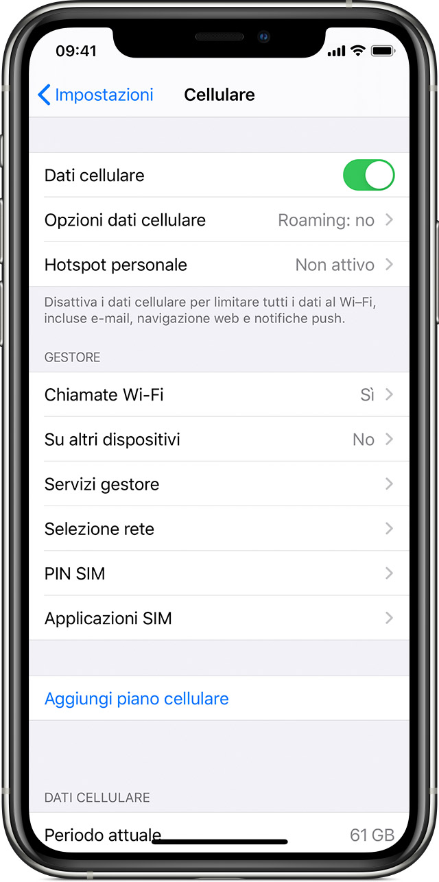 Usare I Dati Cellulare Su Iphone O Ipad Supporto Apple It