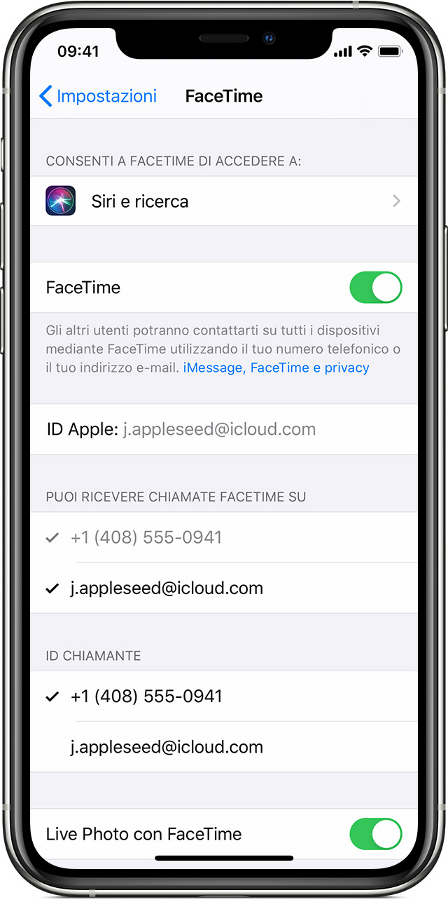 Usare Facetime Con Iphone Ipad O Ipod Touch Supporto Apple