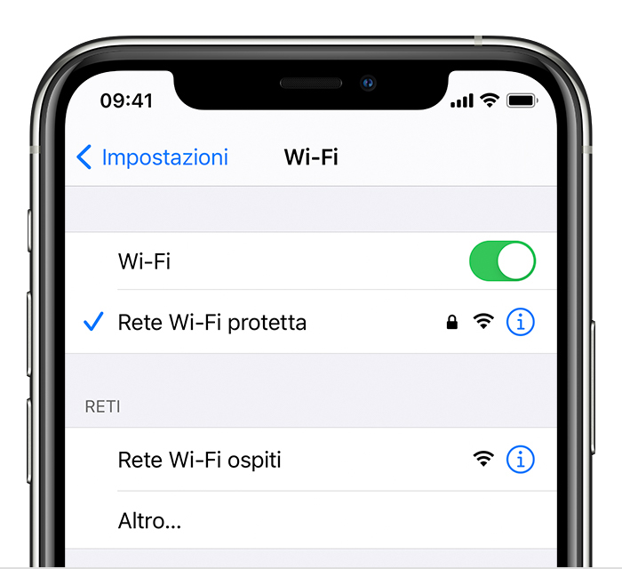 Se ti serve aiuto per la password Wi-Fi - Supporto Apple (IT)
