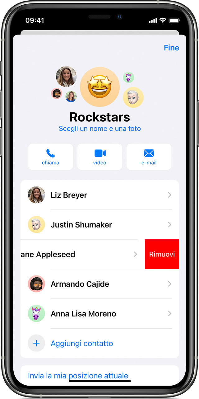 Aggiungere E Rimuovere Persone Nei Messaggi Di Testo Di Gruppo Su Iphone Ipad O Ipod Touch Supporto Apple It