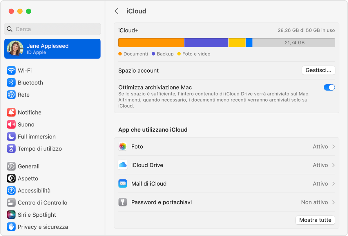 Qual è la differenza tra lo spazio di archiviazione di iCloud e quello del  tuo dispositivo? - Supporto Apple (IT)