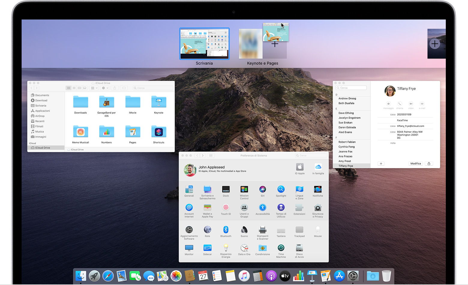 Usare Mission Control sul Mac - Supporto Apple (IT)
