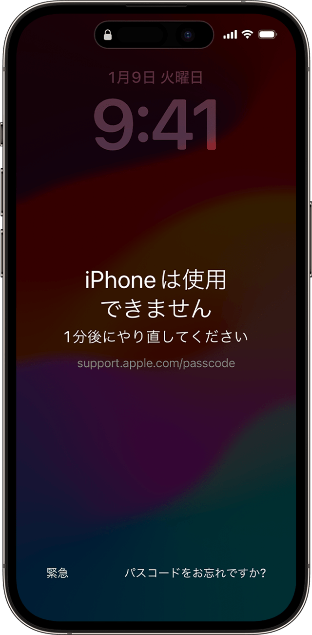 iPhone のパスコードを忘れた場合は Mac または Windows パソコンを