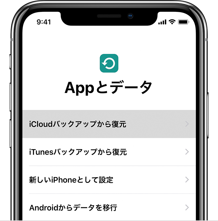 Iphone Ipad Ipod Touch をバックアップから復元する