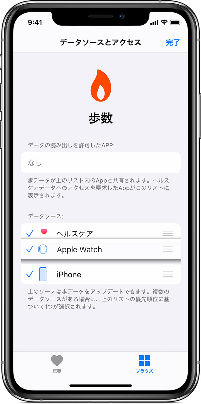 Iphone Ipod Touch Apple Watch でヘルスケアデータを管理する Apple サポート 日本