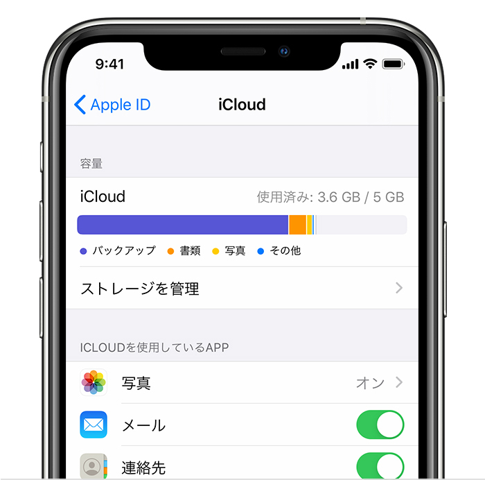 Iphone Ipad Ipod Touch で Icloud を設定する Apple サポート
