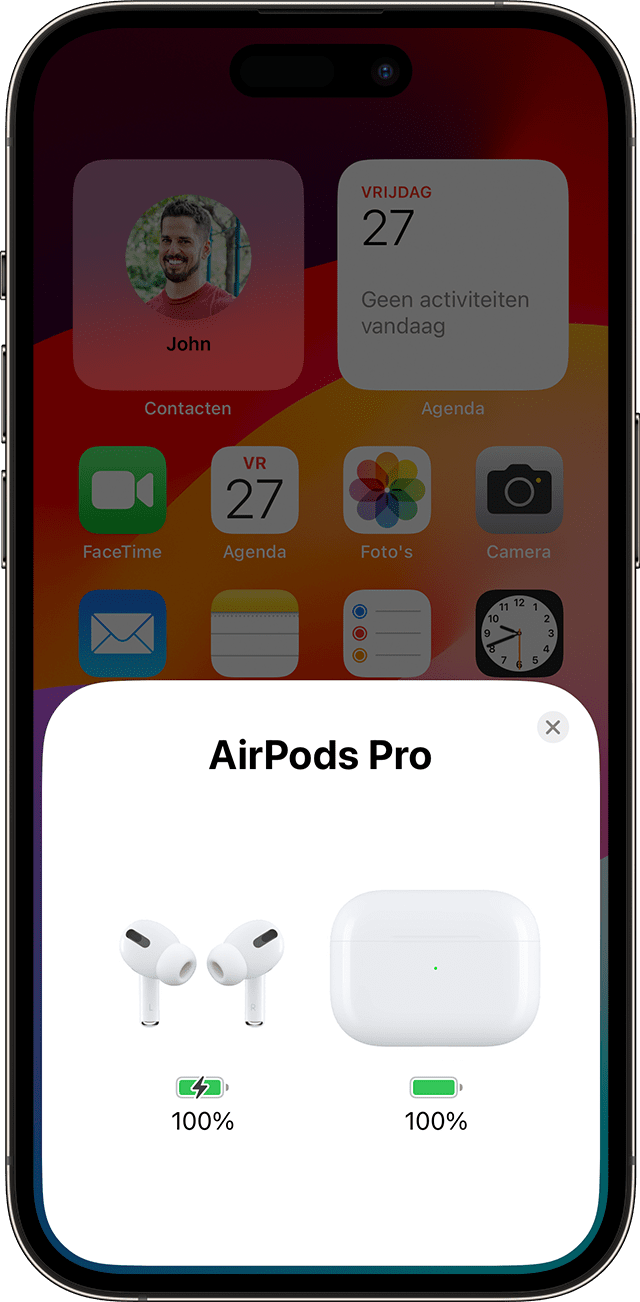 Je AirPods opladen en meer te weten komen over de gebruiksduur van  batterijen - Apple Support (NL)
