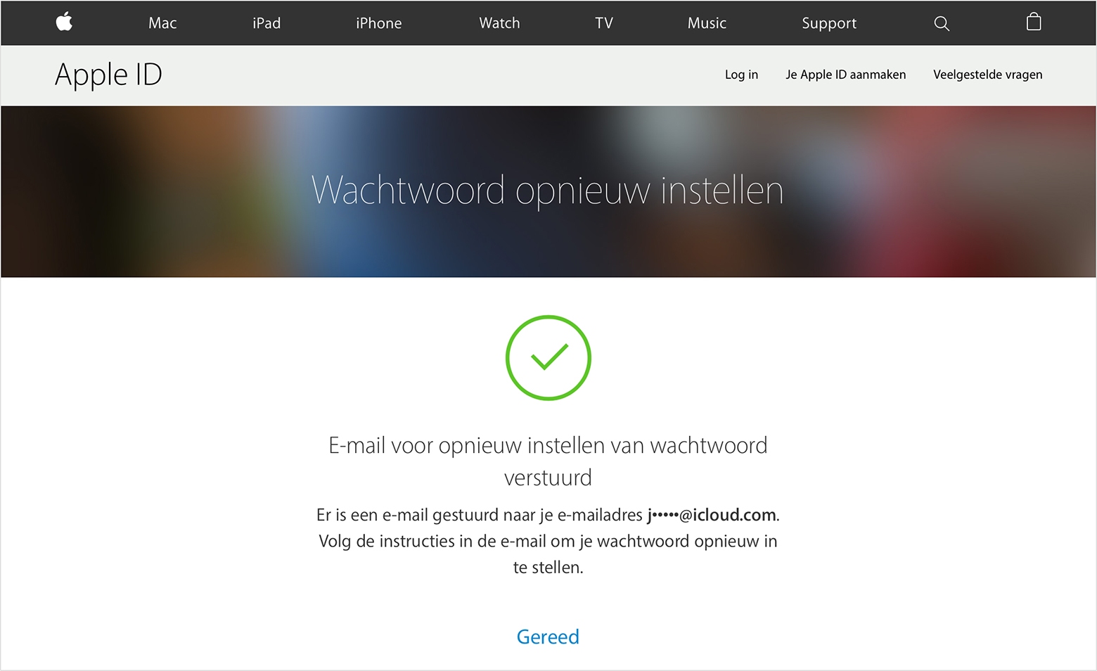 Als u het wachtwoord van uw Apple ID bent vergeten Apple Support