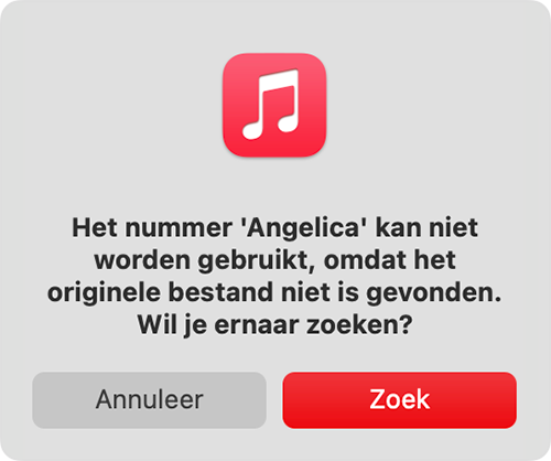 Als er nummers ontbreken in uw muziekbibliotheek nadat u 'Synchroniseer  bibliotheek' hebt ingeschakeld - Apple Support (NL)