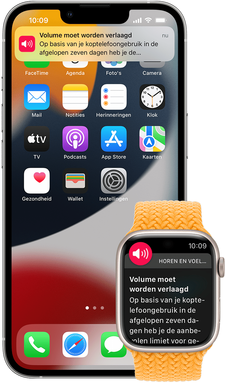 Koptelefoonmeldingen op uw iPhone, iPod touch of Apple Watch - Apple  Support (NL)