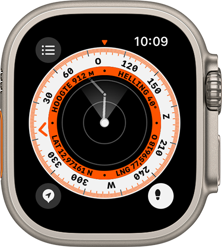 Apple Watch met Backtrack-functie die de weg terug aangeeft