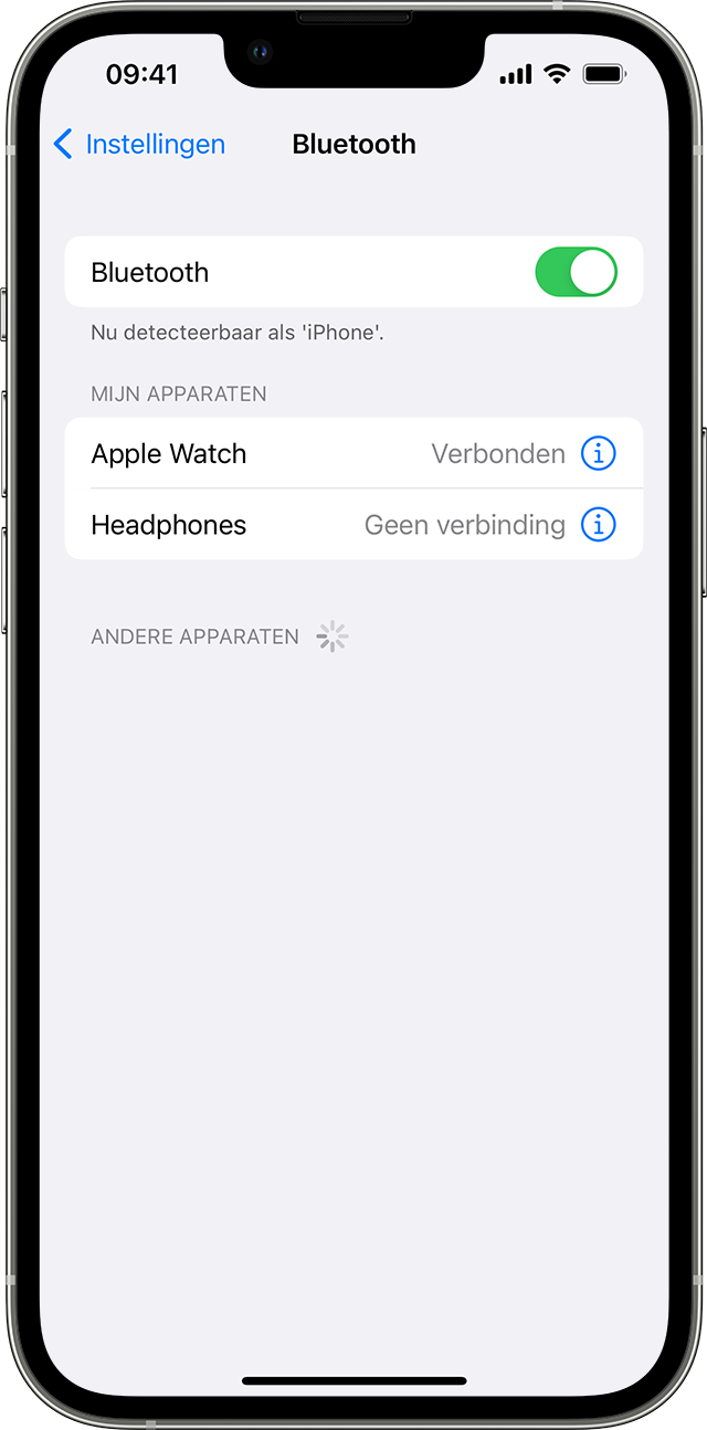 Bluetooth-accessoire van andere fabrikanten koppelen met uw iPhone of iPad - Apple Support (NL)