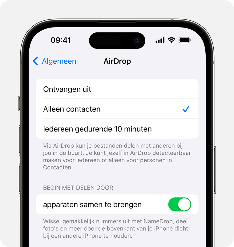 Airdrop Gebruiken Op De Iphone Of Ipad - Apple Support (Nl)