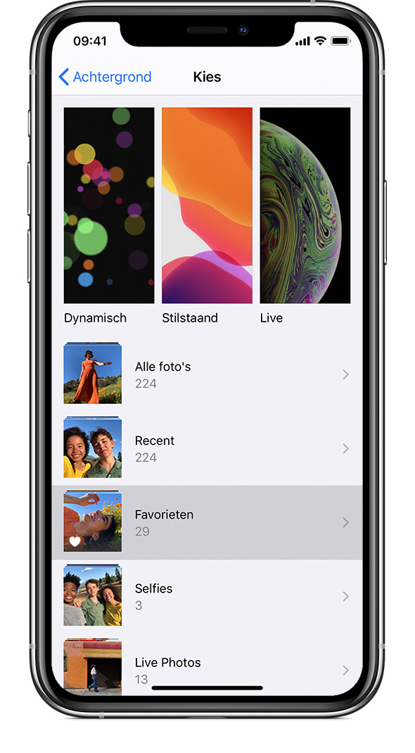 De achtergrond van een iPhone wijzigen - Apple Support