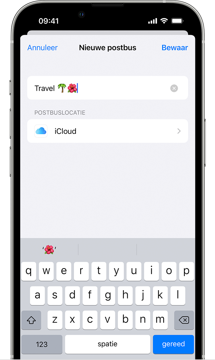 Een nieuwe postbus aanmaken in iOS 15