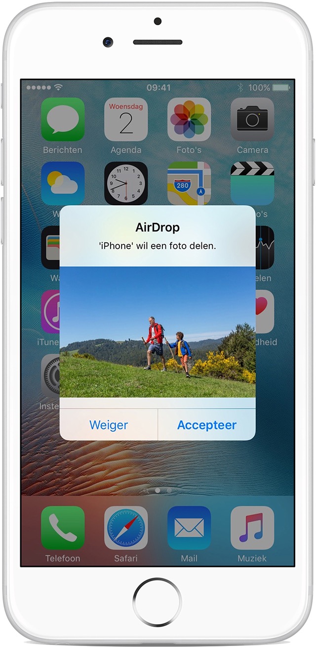 Передать фото по airdrop с iphone на iphone