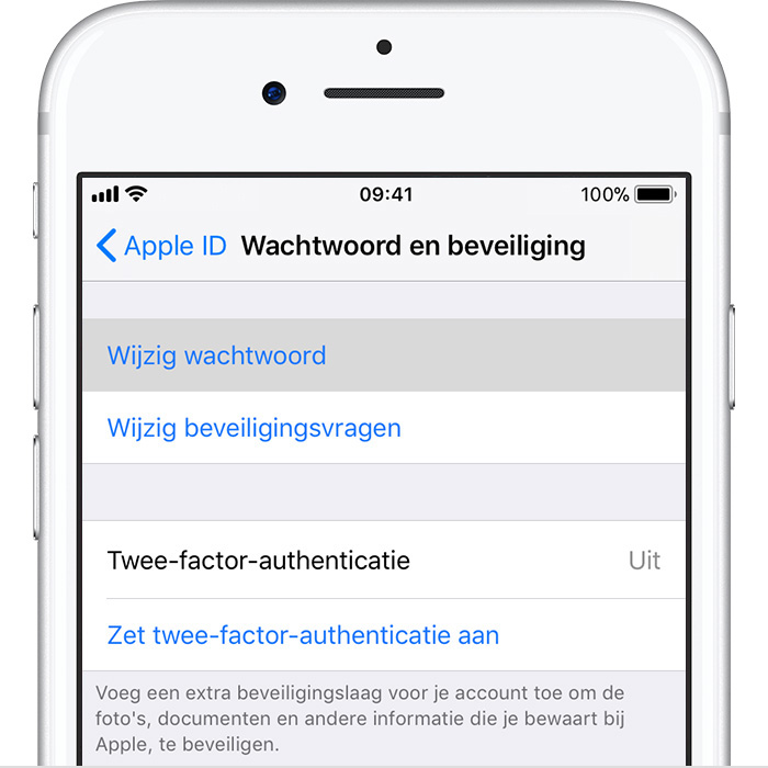 Het wachtwoord van een Apple ID wijzigen - Apple Support